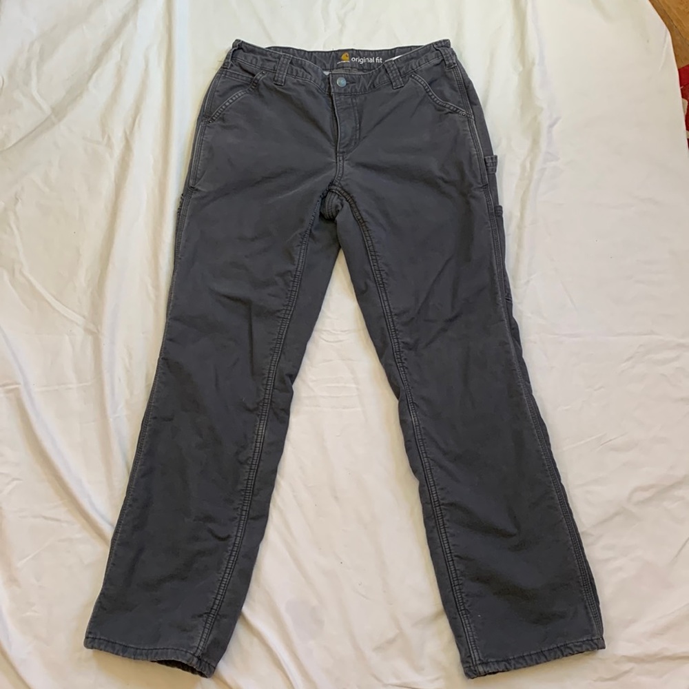 EUC Fleece Lined Original Fit Carhartt Pants